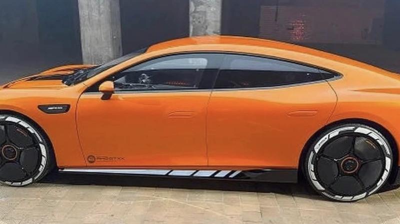 全新奔驰AMG GT电动四门轿跑车官图曝光 基于AMG.EA架构打造