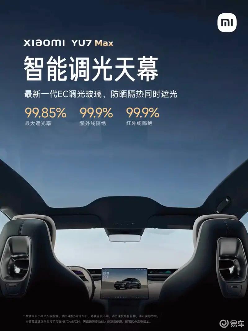 小米YU7交付时间更新 Max版最快33-36周/标准版最快53-56周