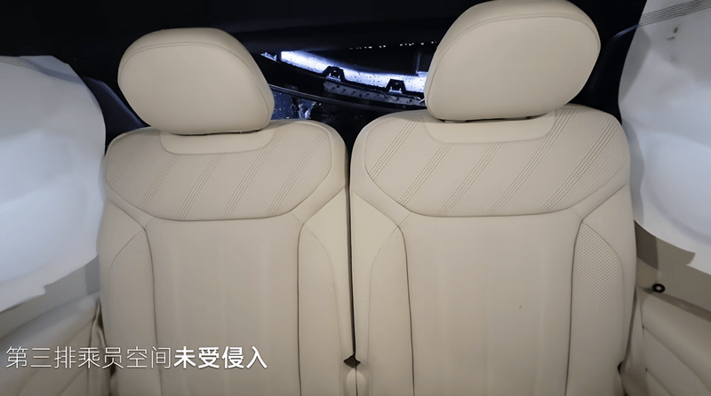 乐道L90挑战卡车追尾前后夹击 50km/h追尾碰撞挑战成功