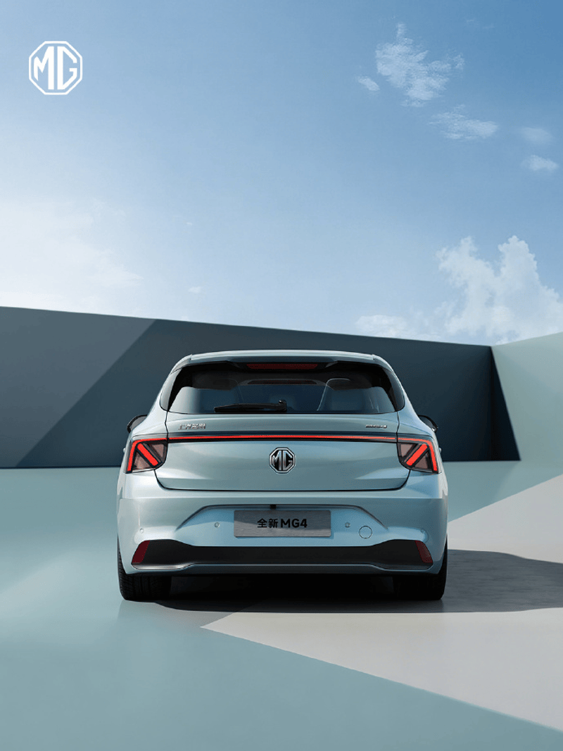 名爵MG4发布“清波翠”车色官图 将于8月5日小订上市