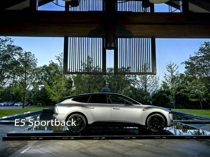 AUDI字母标第一车，上汽奥迪E5Sportback真的很棒