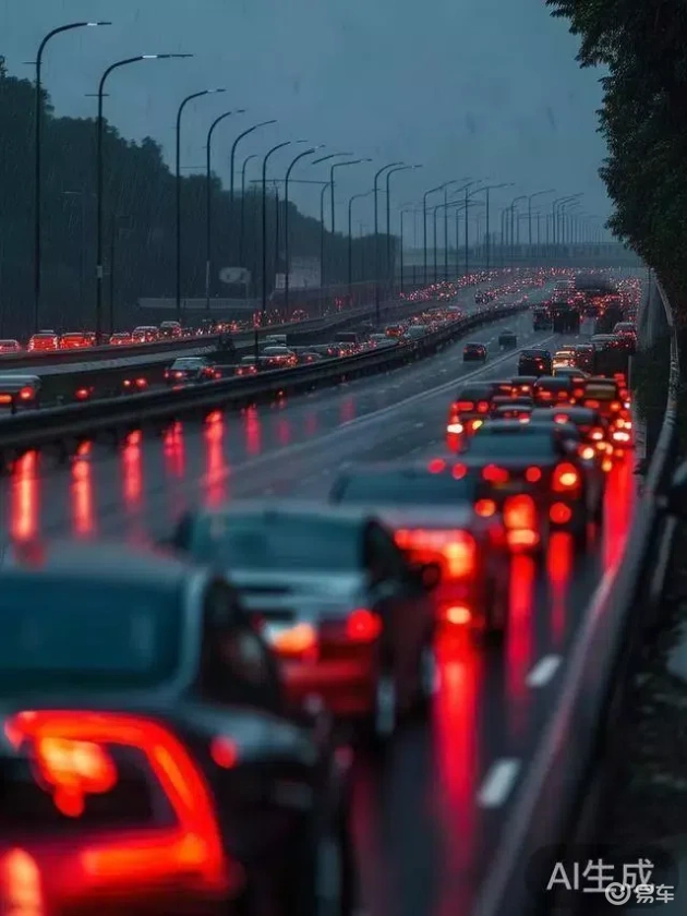 雨天开蔚来ES6:闪电换电+智能泊车,行车无忧
